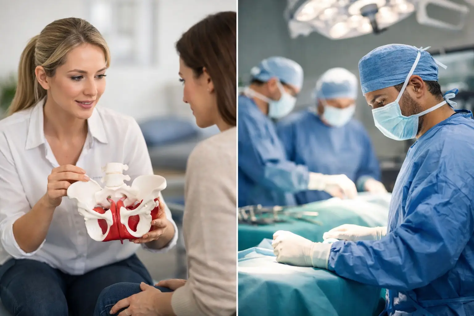 Fisioterapia pélvica ou cirurgia?