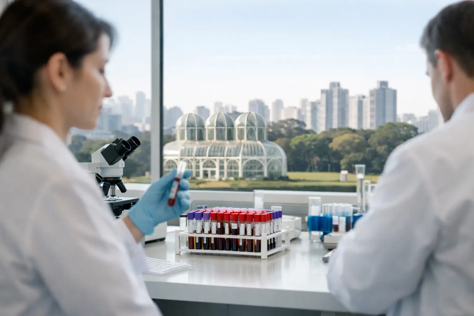 Laboratório de análises clínicas no Bigorrilho Curitiba para seus exames