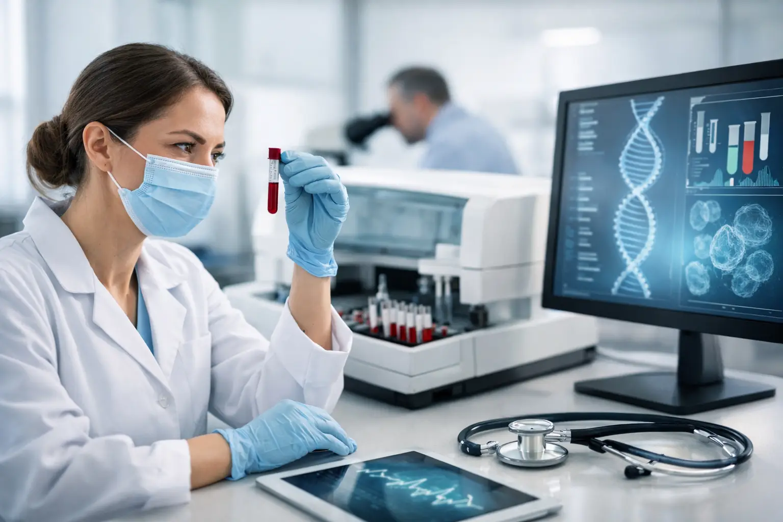 Tecnologia em exames laboratoriais