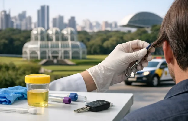 Exame toxicológico CNH Curitiba sem complicação