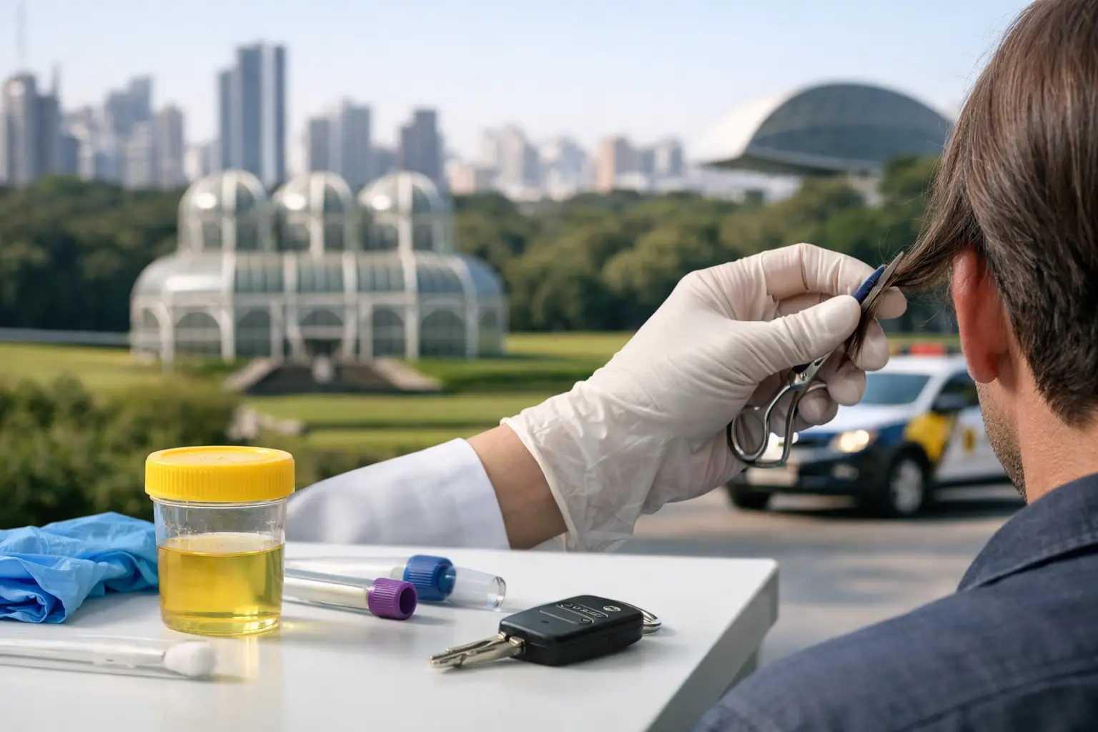 Exame toxicológico CNH Curitiba sem complicação